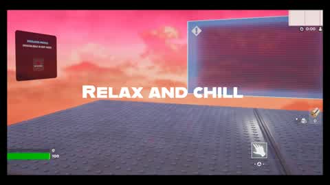 Relax and chill