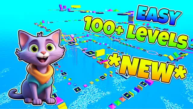 100 LEVEL OBBY PARKOUR 🌈