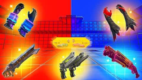 🔴MEGA RED VS BLUE🔵 GUN GAME ⭐