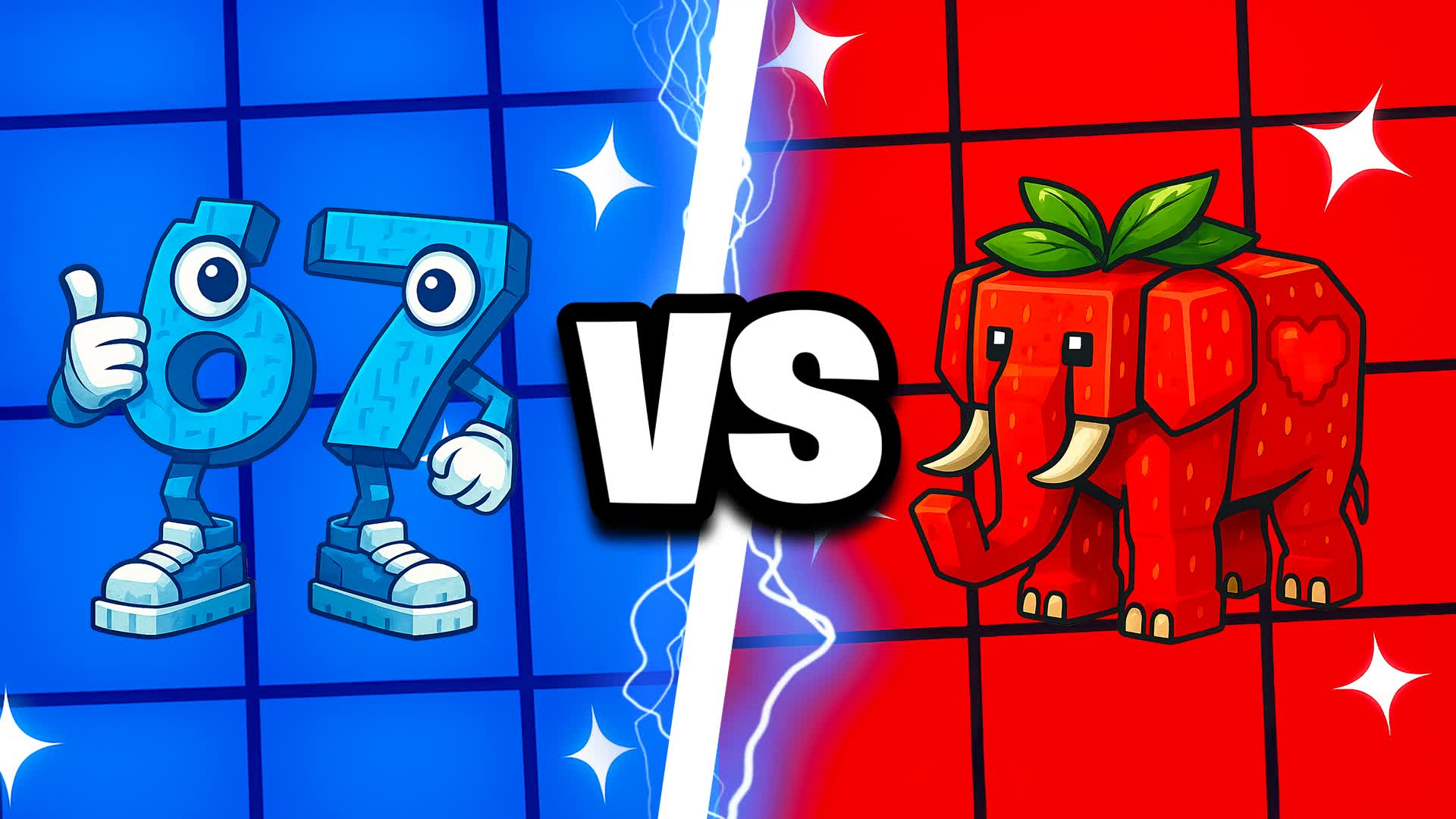 SUPER RED VS BLUE 🔴🔵 67 SUPER