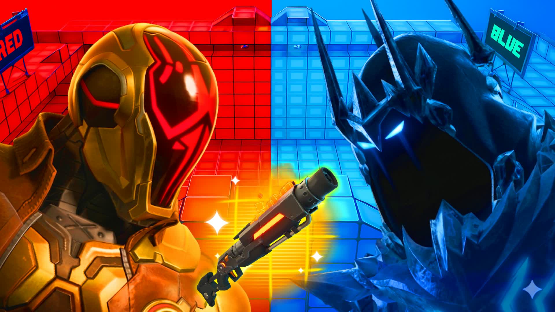 CRAZY RED VS BLUE 🔴🔵 SHOWDOWN