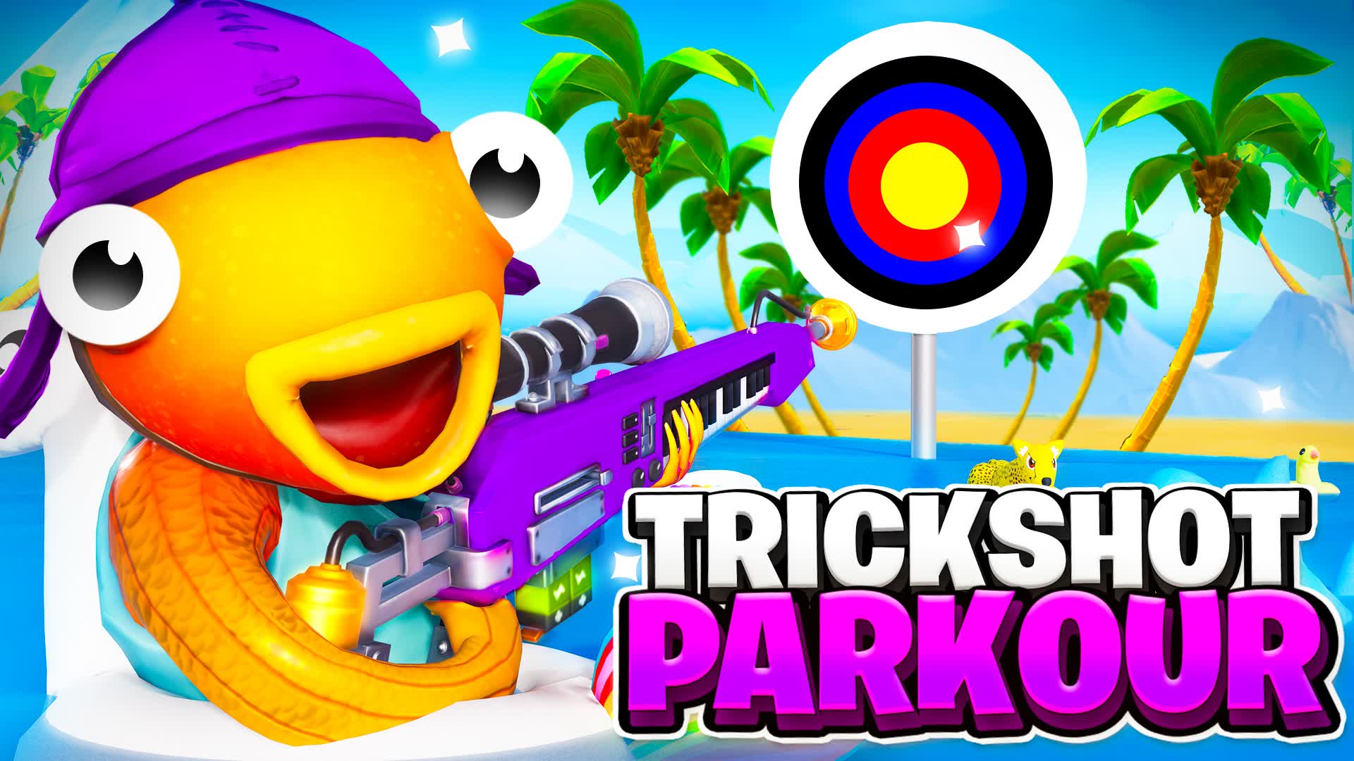 SUMMER TRICK SHOT PARKOUR 🎯 EASY