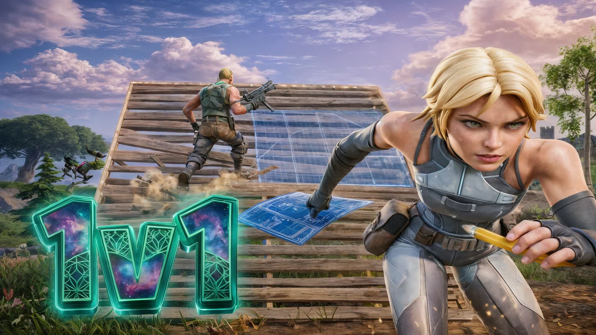 UP📊1V1 BUILD FIGHTS🌐(2.0)! ビルドファイト