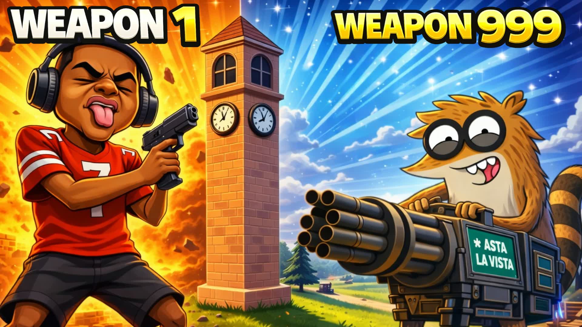 😎STAR GUN GAME🔫AURA ONE SHOT