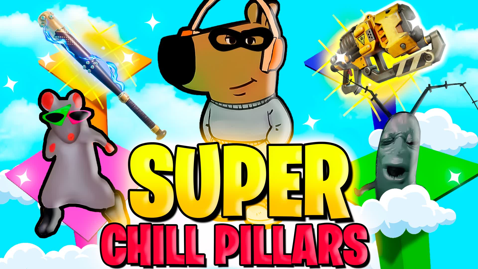 SUPER CHILL PILLARS! 🐻🐭