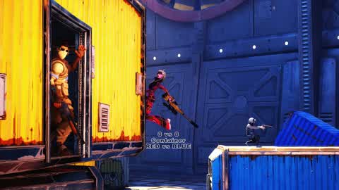 🎎8 vs 8 Container RED vs BLUE🎎
