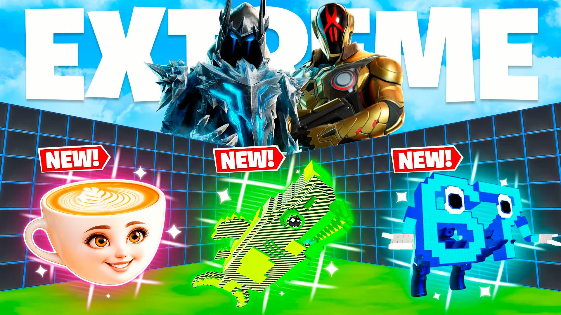 エクストリーム 1v1 FFA - 全ての銃 & ライド