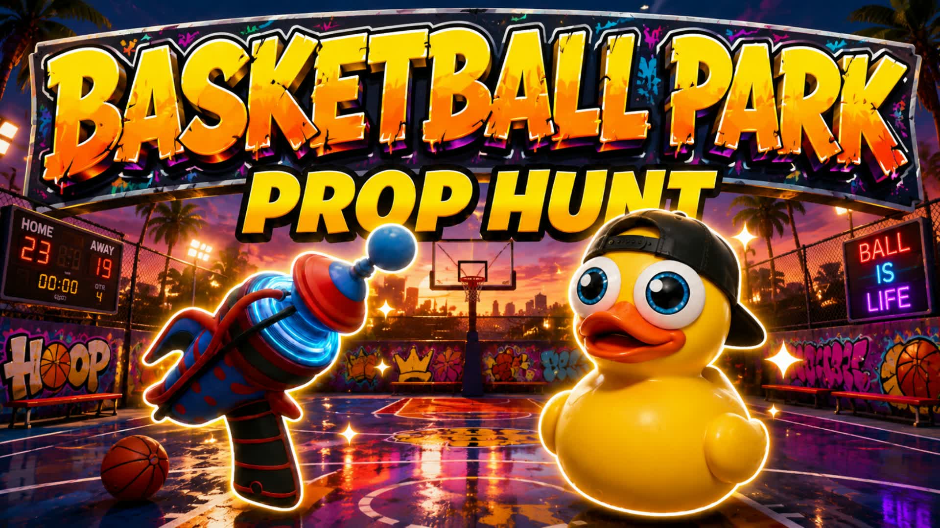 BASKETBALL PARK PROP HUNT 🏀