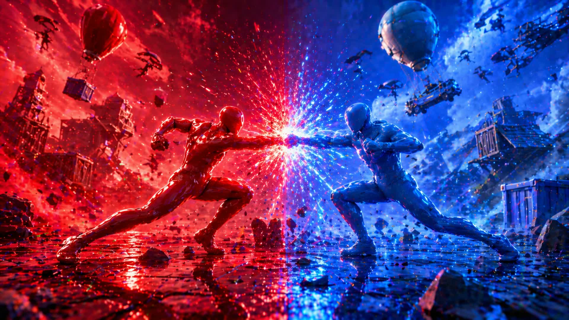 💎 レッド vs. ブルー スプリーム💎