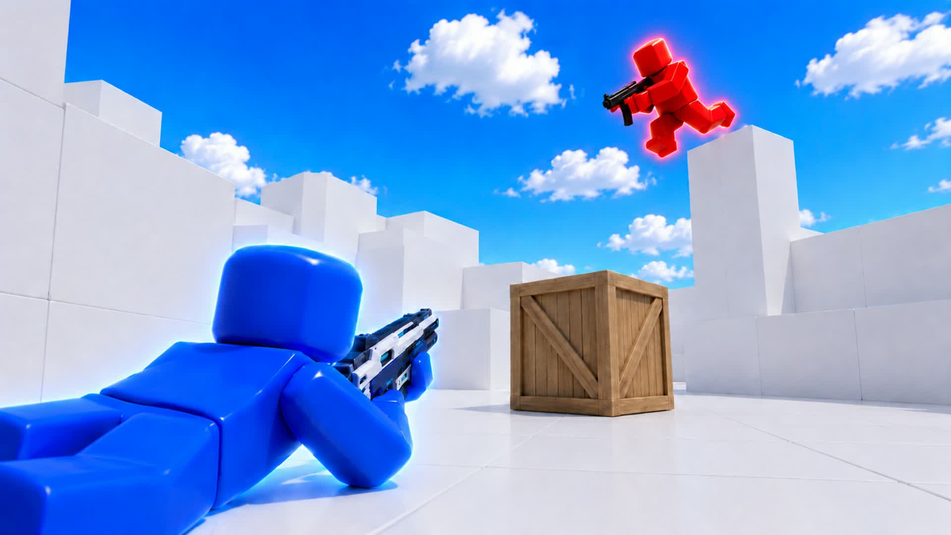 RIVALS RED VS BLUE 🔴🔵RIVALS NUKES