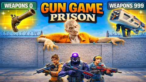 ⭐️SUPER PRISON GUN GAME🤣