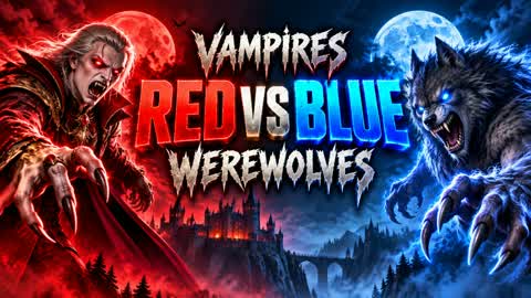đ§ RED vs BLUE: VAMPIRES vs WEREWOLVES