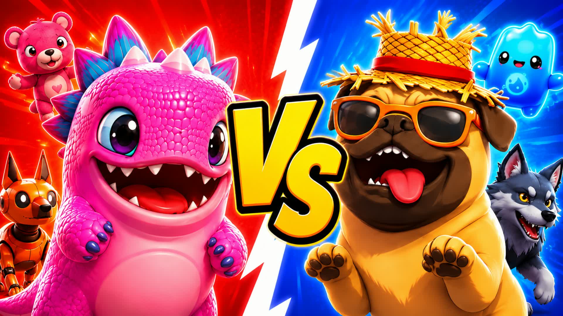 SUMMER RED VS BLUE BATTLE🔴🔵SIDEKICK