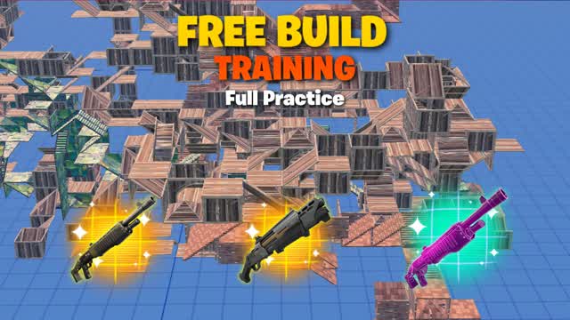 [Full Practice] FREE BUILD FIGHT!