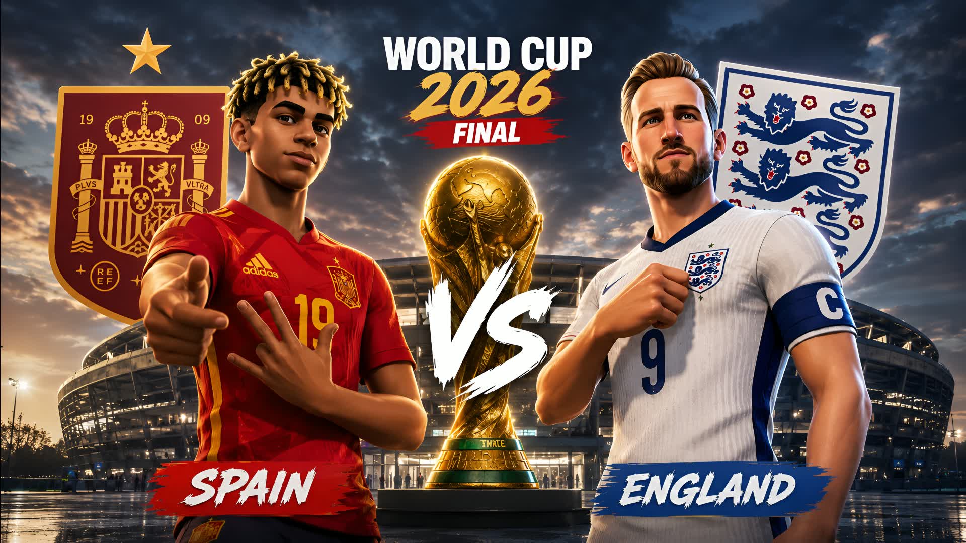 ESPAÑA vs INGLATERRA FINAL MUNDIAL 2026