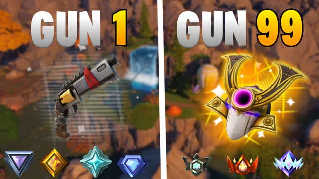 Capture 1 – 🏝️SUPER GUN GAME🎯ONE SHOT🏝️1ST PERSON