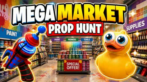 Paint Mega Market Prop Hunt [CHAMELEON]