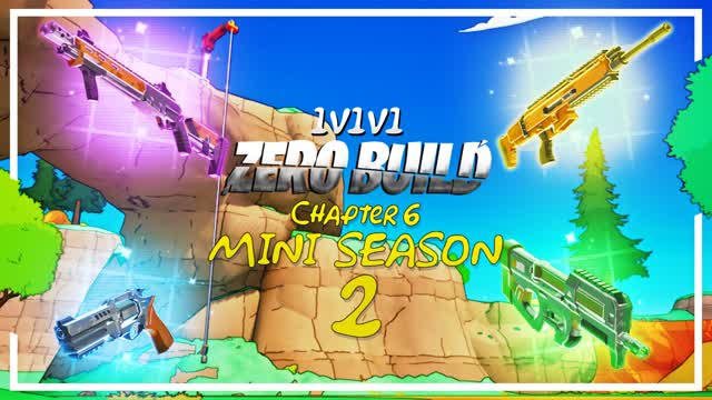 1v1v1 Zero Build MS 2  | FFA Arena