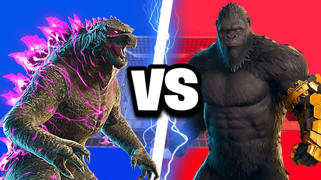RED VS BLUE GODZILLA VS KONG