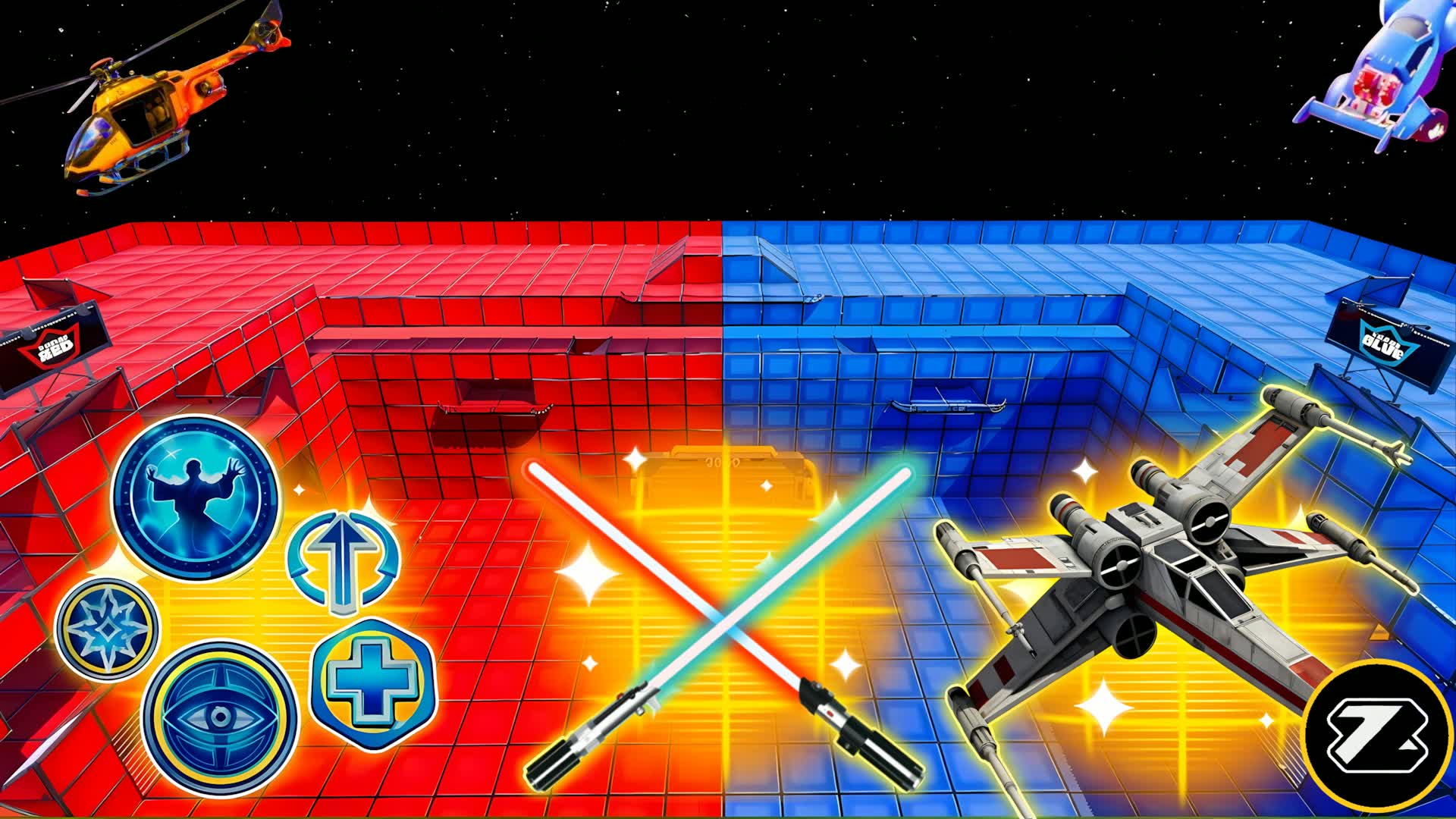 STARWARS RED VS BLUE🔴🔵 100+ WEAPONS🔫