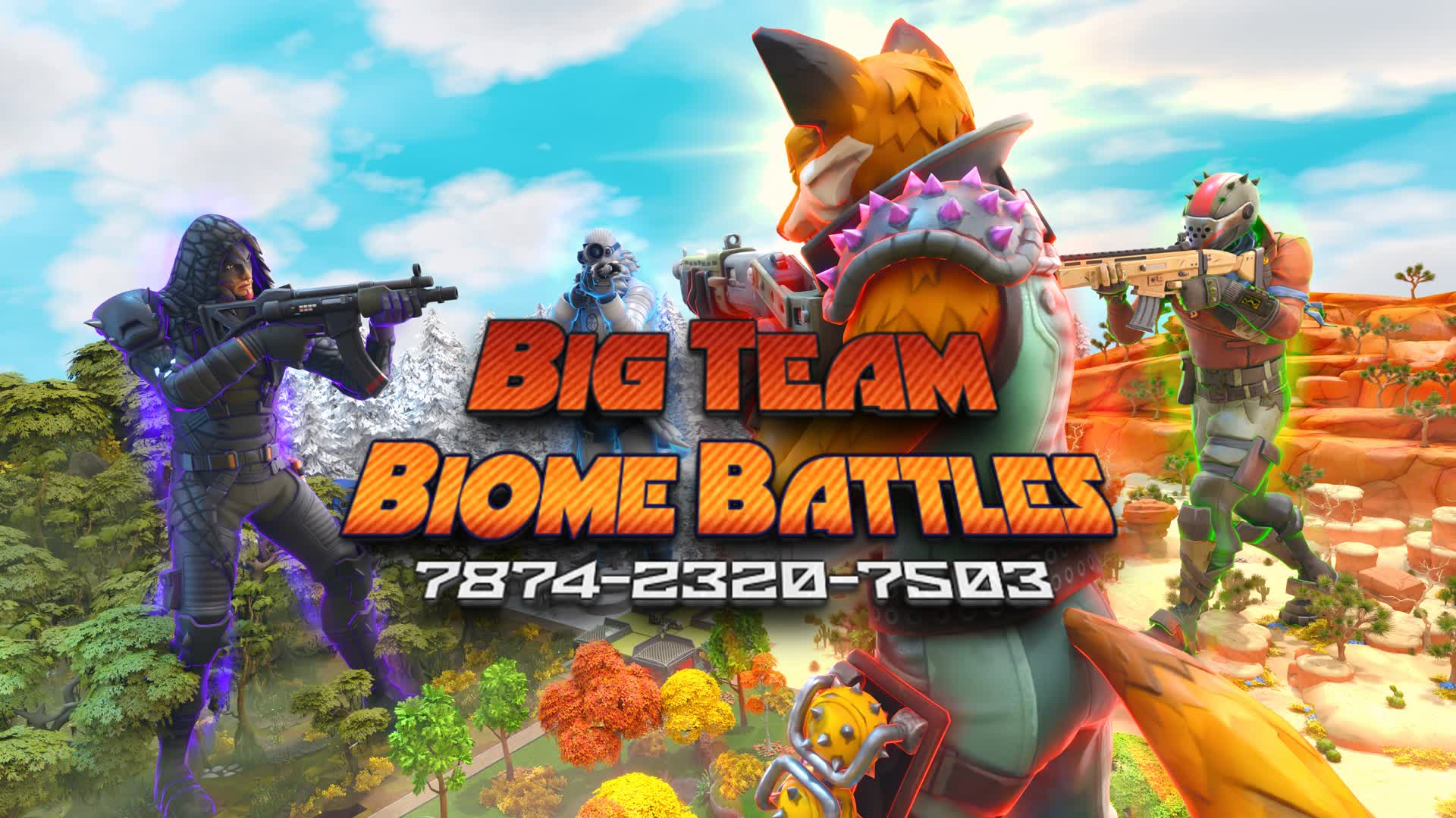 🗺️Big Team Biome Battles🗺️