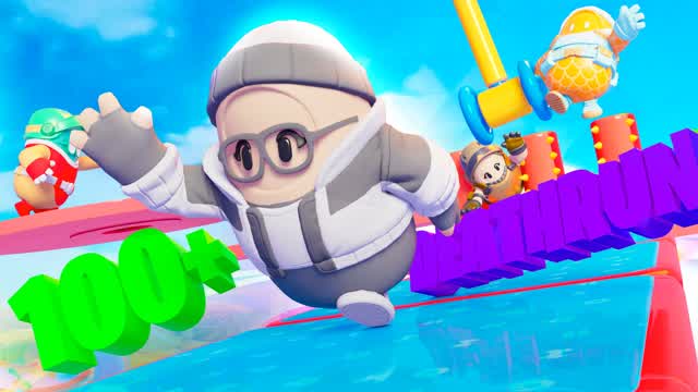 Capture 1 â 100+ LEVEL FALL GUYS DEATHRUN đ