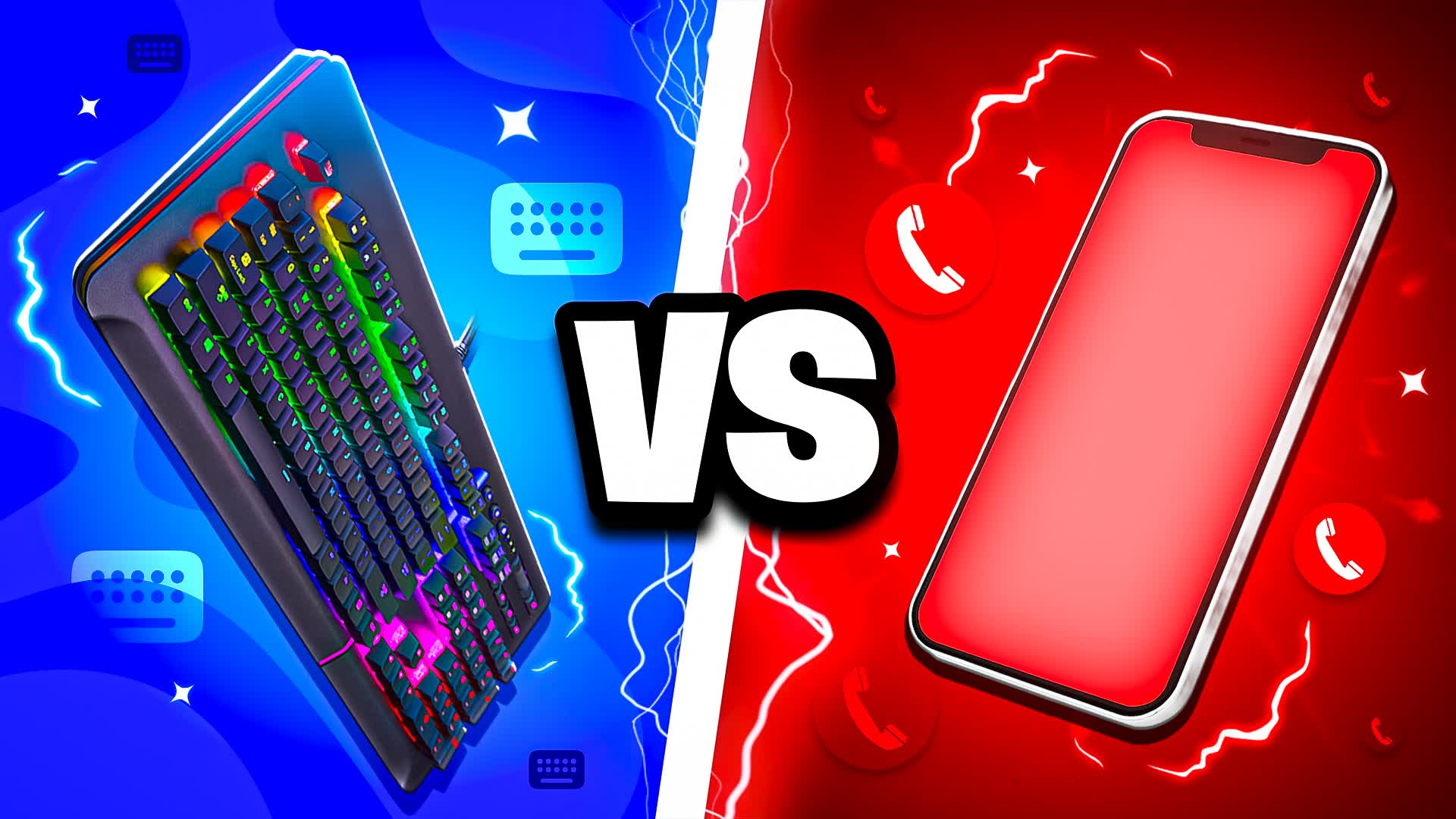 CRAZY CHAOS RED VS BLUE 🔴🔵 PHONE