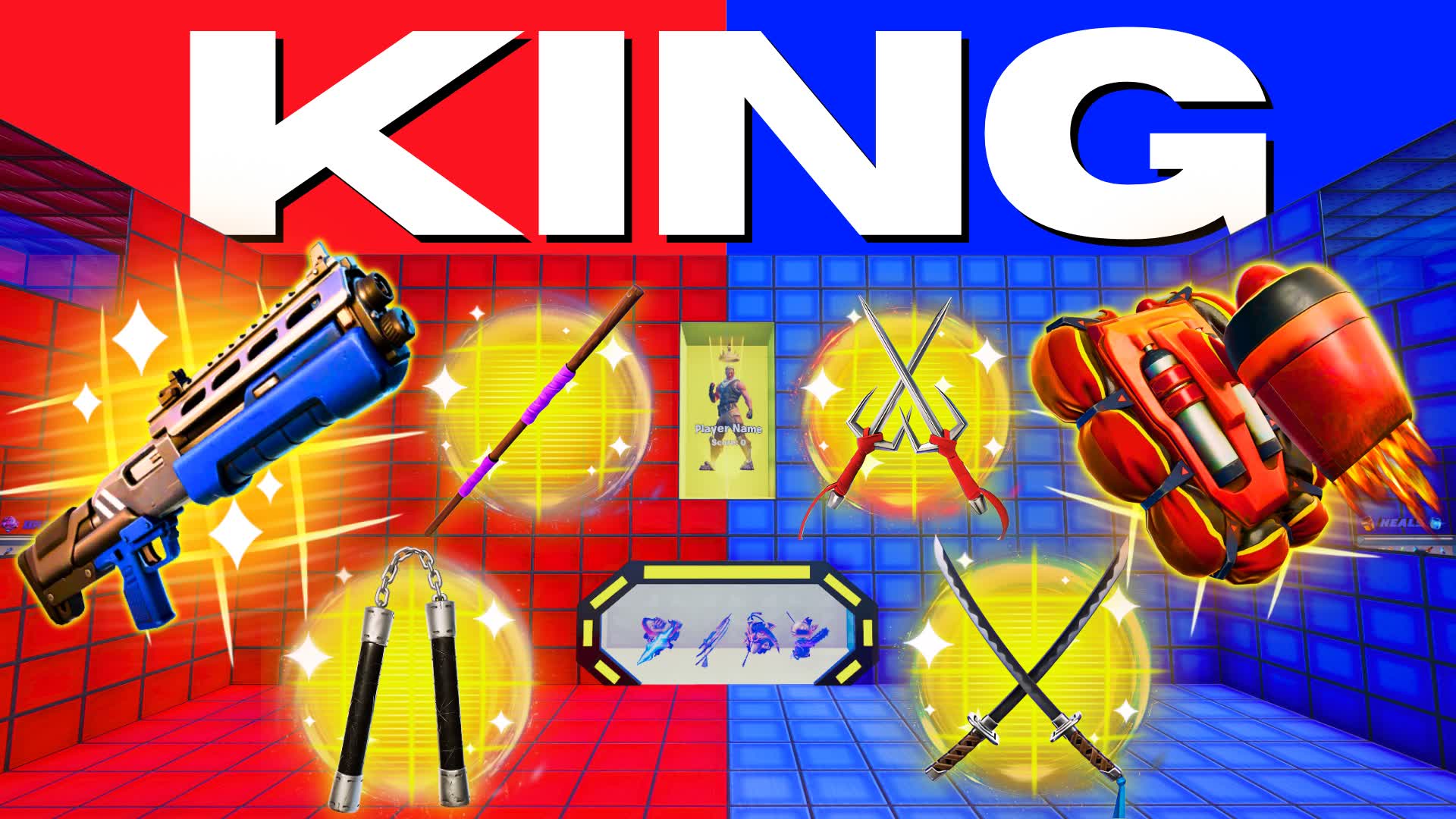 KING RED VS BLUE 👑🔴🔵