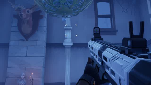 一人称視点で銃で相手を倒すゲーム