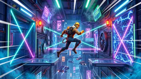 NEON CYBER RUN âĄ