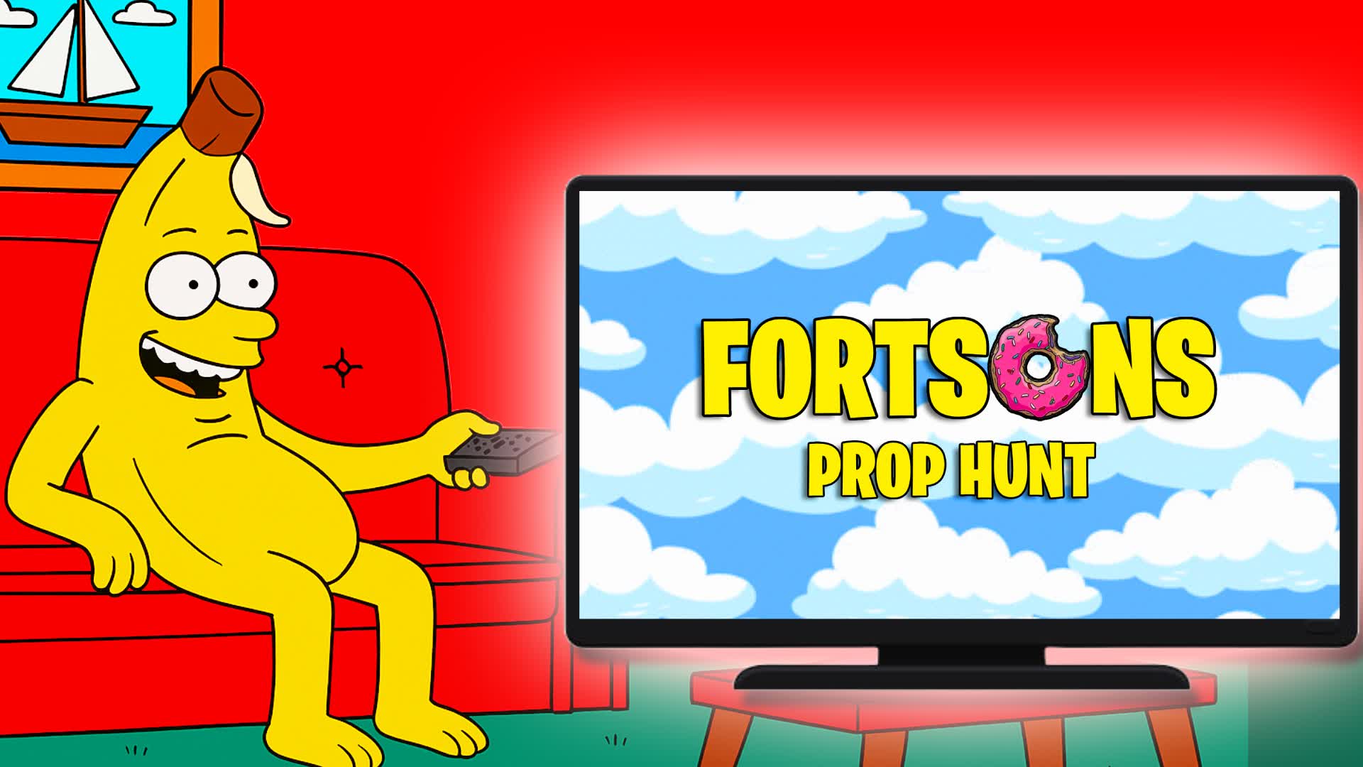 🍩 FORTSONS PROP HUNT [SIMPSONS]🍩