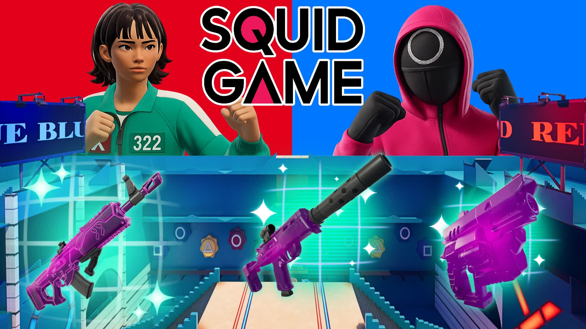 RED V BLUE - SQUID GAME 3🔴🔵