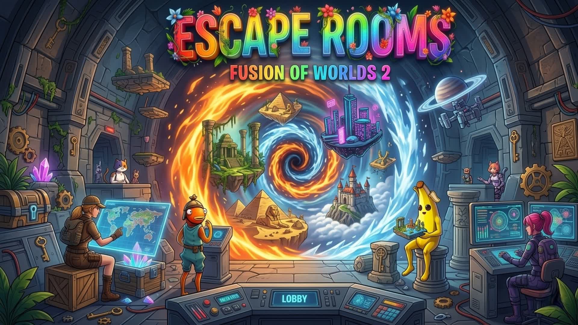 Escape Rooms: 世界の融合2