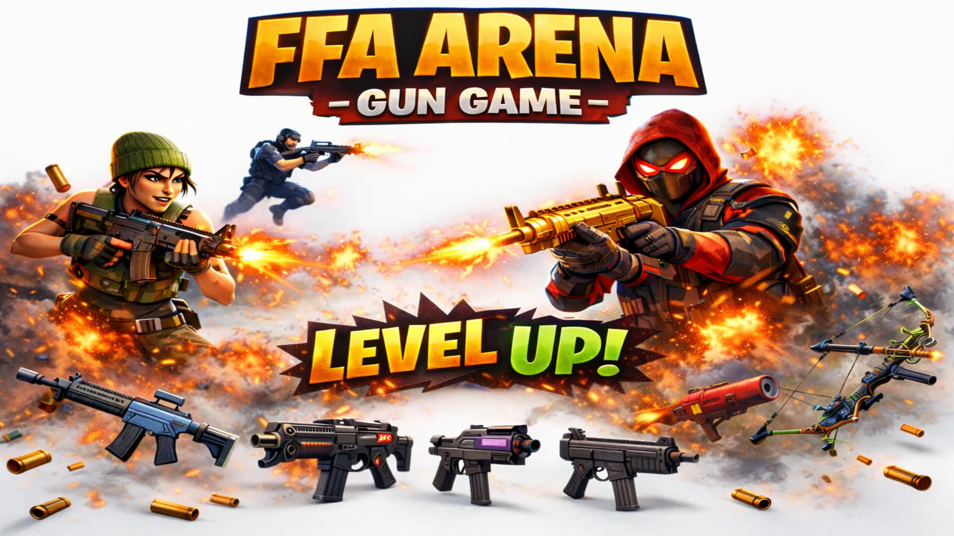🎯 CHAOS ARENA - FFA GUN GAME 🔫