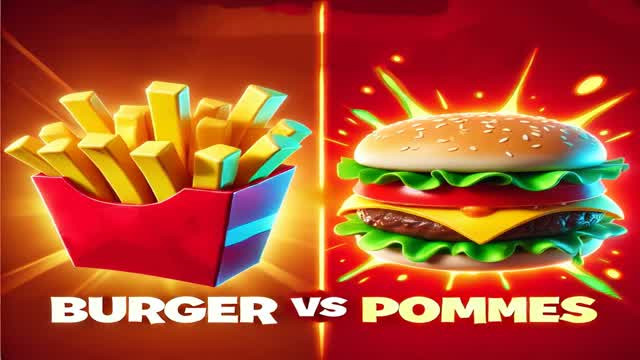 Burger vs Pommes