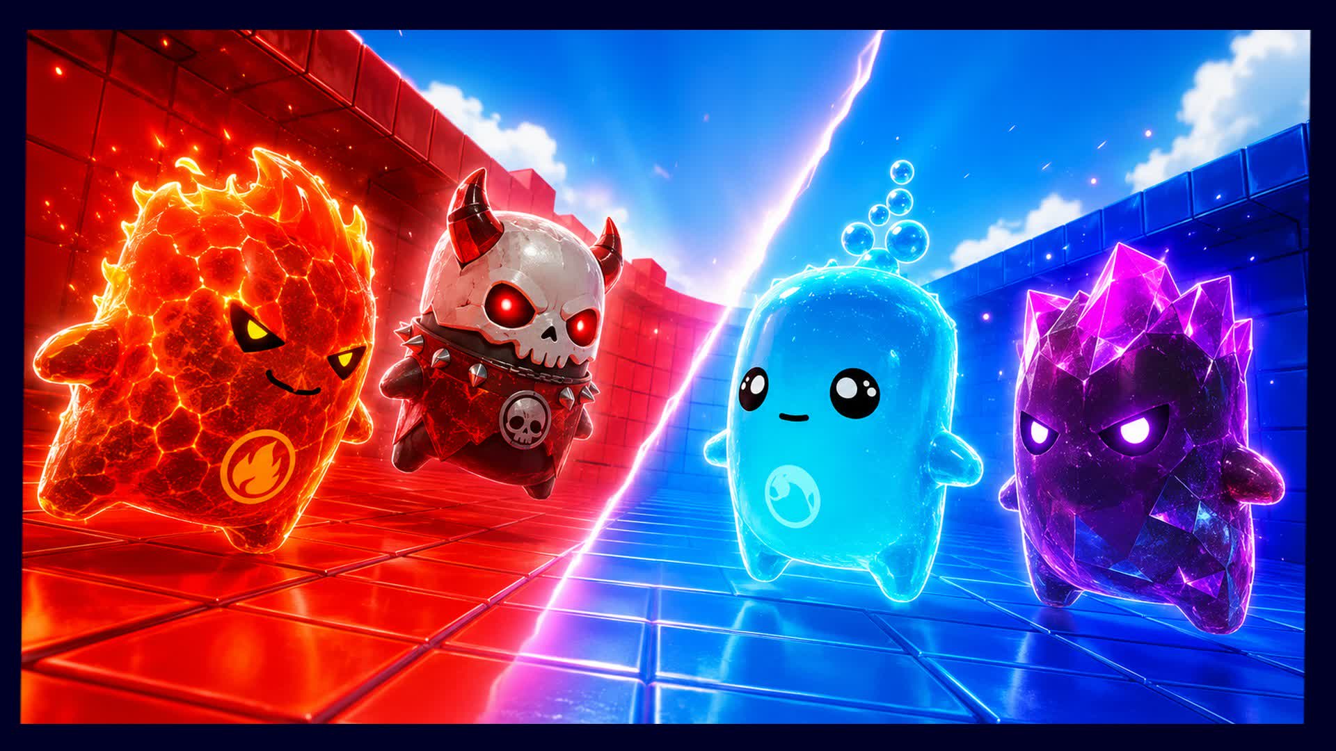 RED VS BLUE TITAN CHAOS 🔴🔵