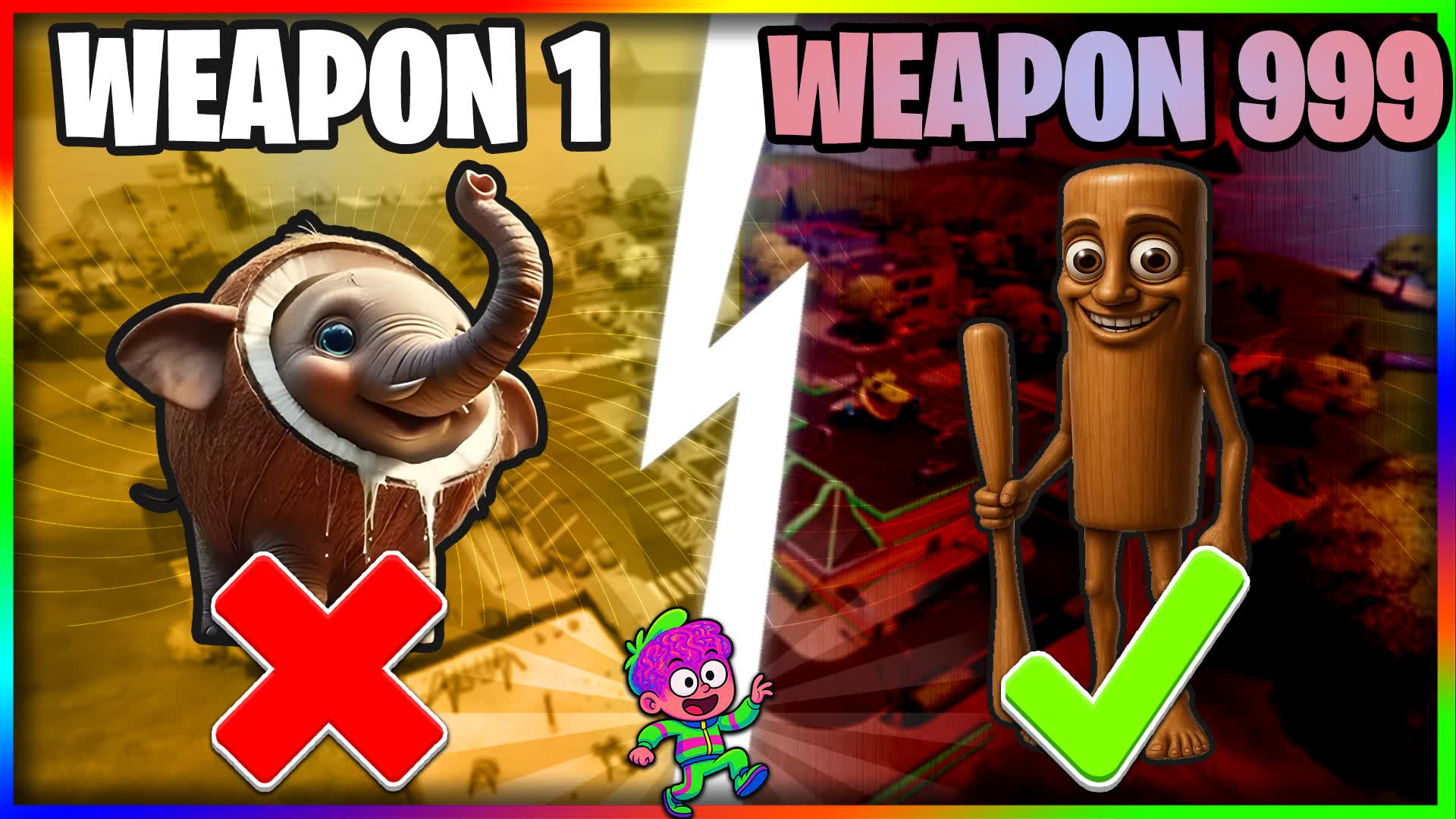 TUNG MEME GUN GAME 🤡 FUN ONE SHOT 😛