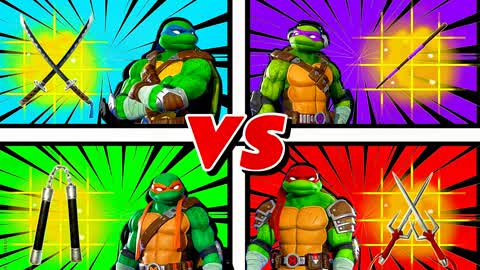 NINJA RED🔴 VS BLUE🔵 VS GREEN VS PURPLE