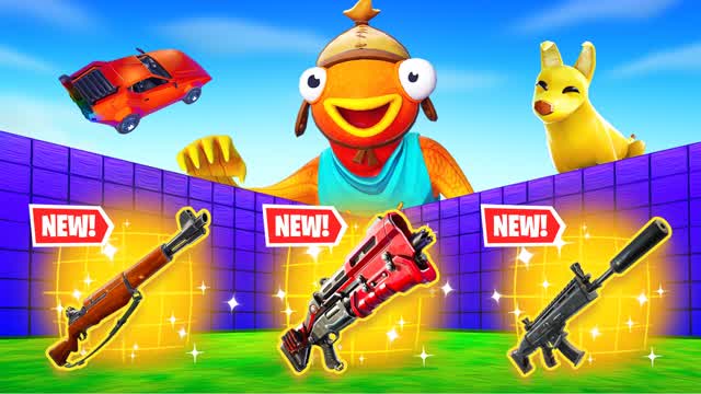 1v1 ALL WEAPONS 1v1v1 BUILD BATTLE ARENA