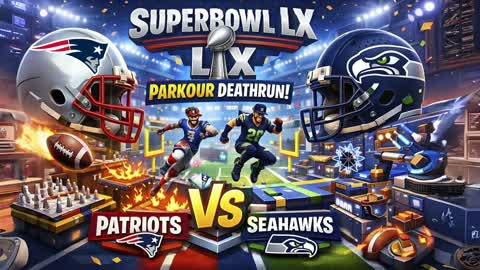 SUPER BOWL PARKOUR 🏈 PATRIOTS SEAHAWKS