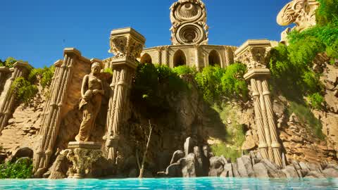 ANCIENT TEMPLE ENVIRONMENT🏞️