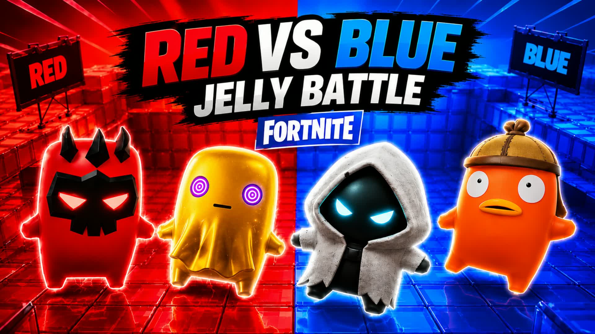 RED VS BLUE JELLY PARTY