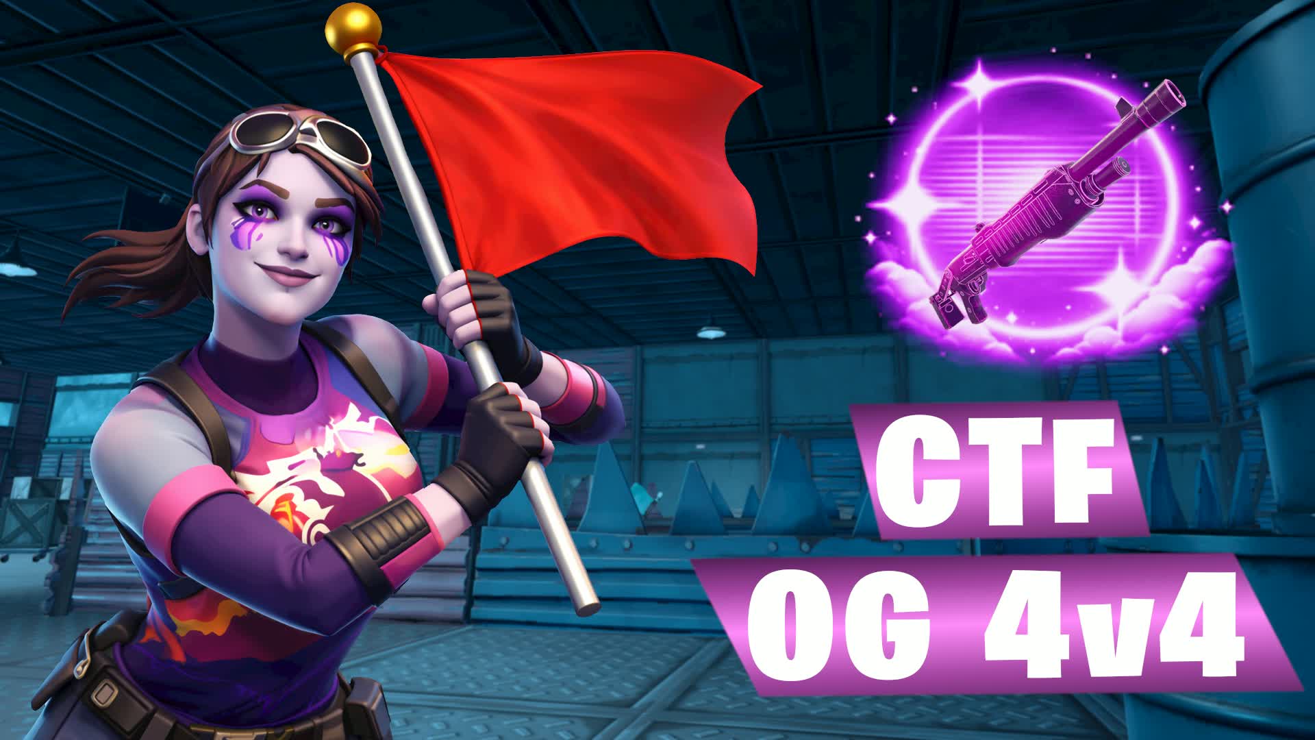 OGキャプチャー・ザ・フラッグ 4v4 - 小マップ