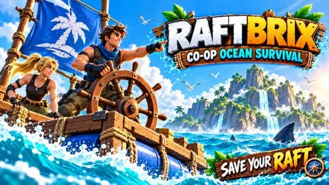 🌊 RAFTBRIX: CO-OP OCEAN SURVIVAL 🦈