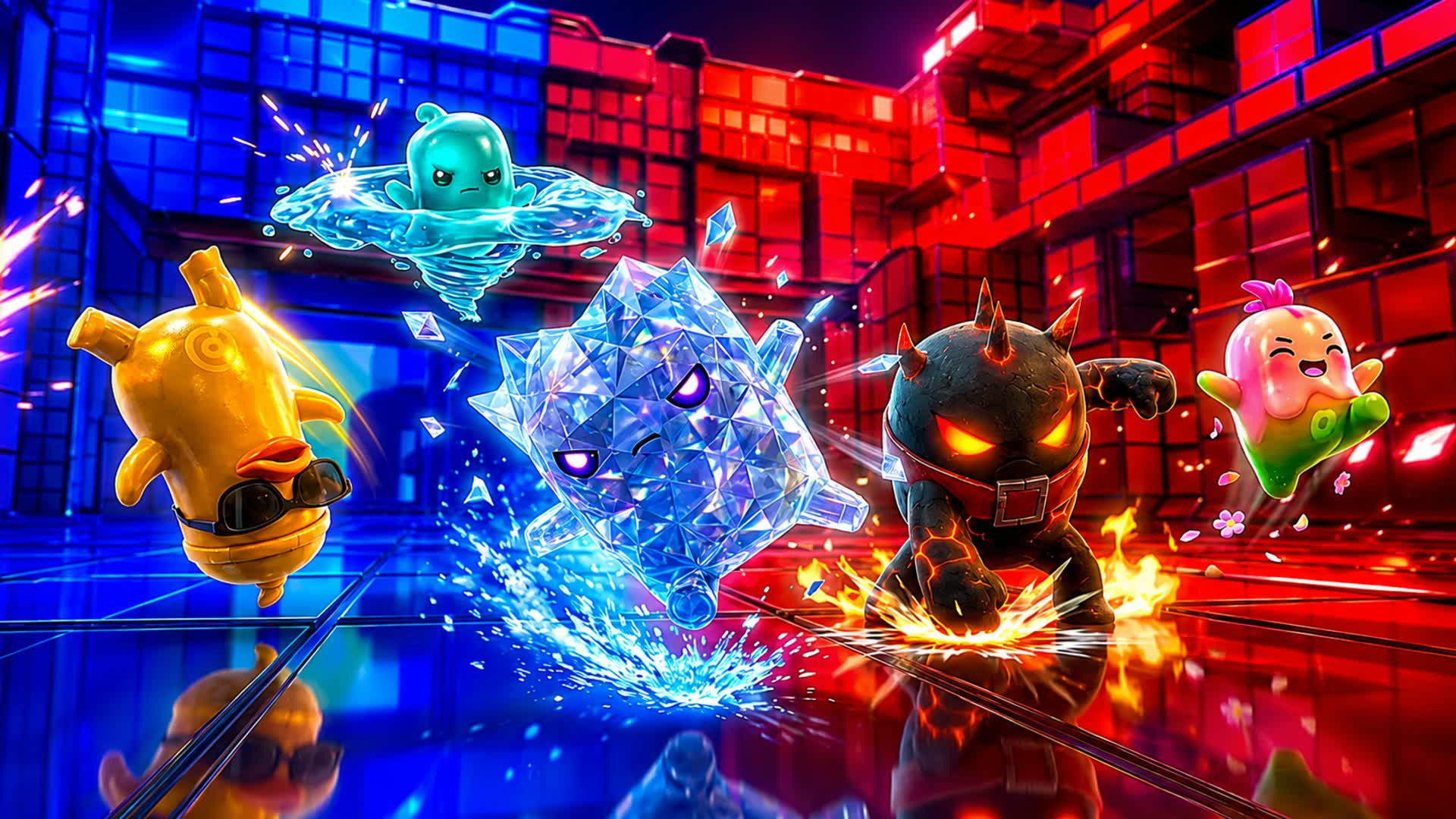 RED VS BLUE VERSION SLOWLING