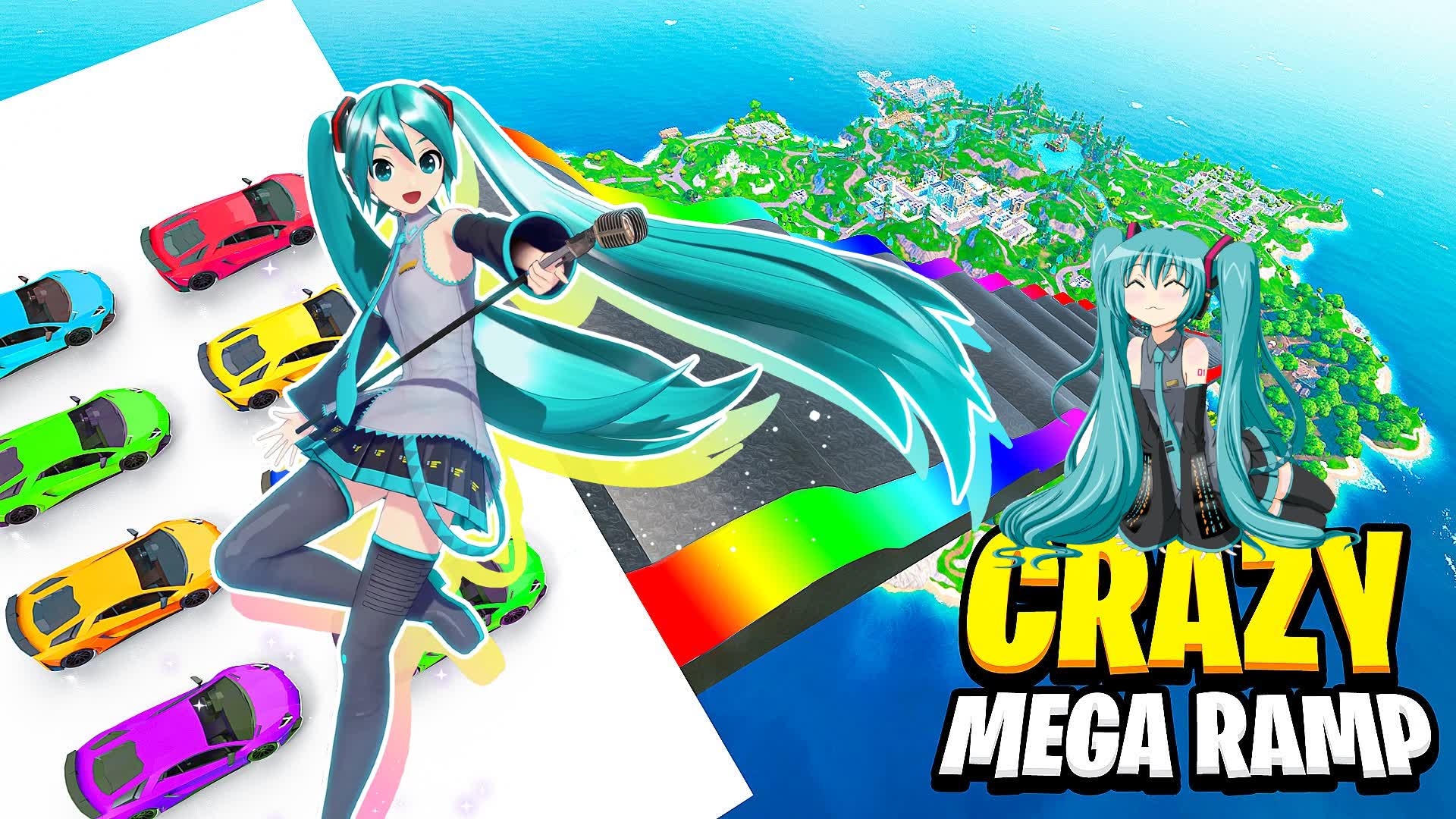 🔵MIKU MEGA RAMP🔵