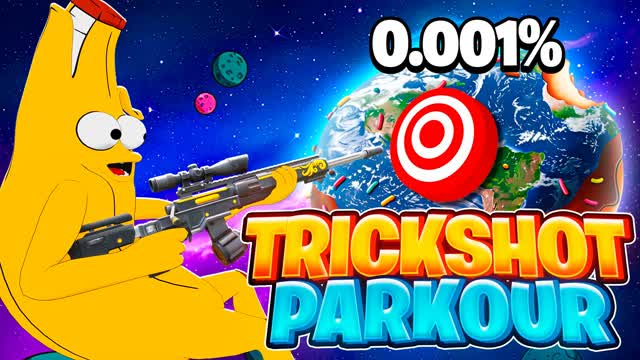 BANANAH TRICKSHOT PARKOUR🎯(100 LEVELS
