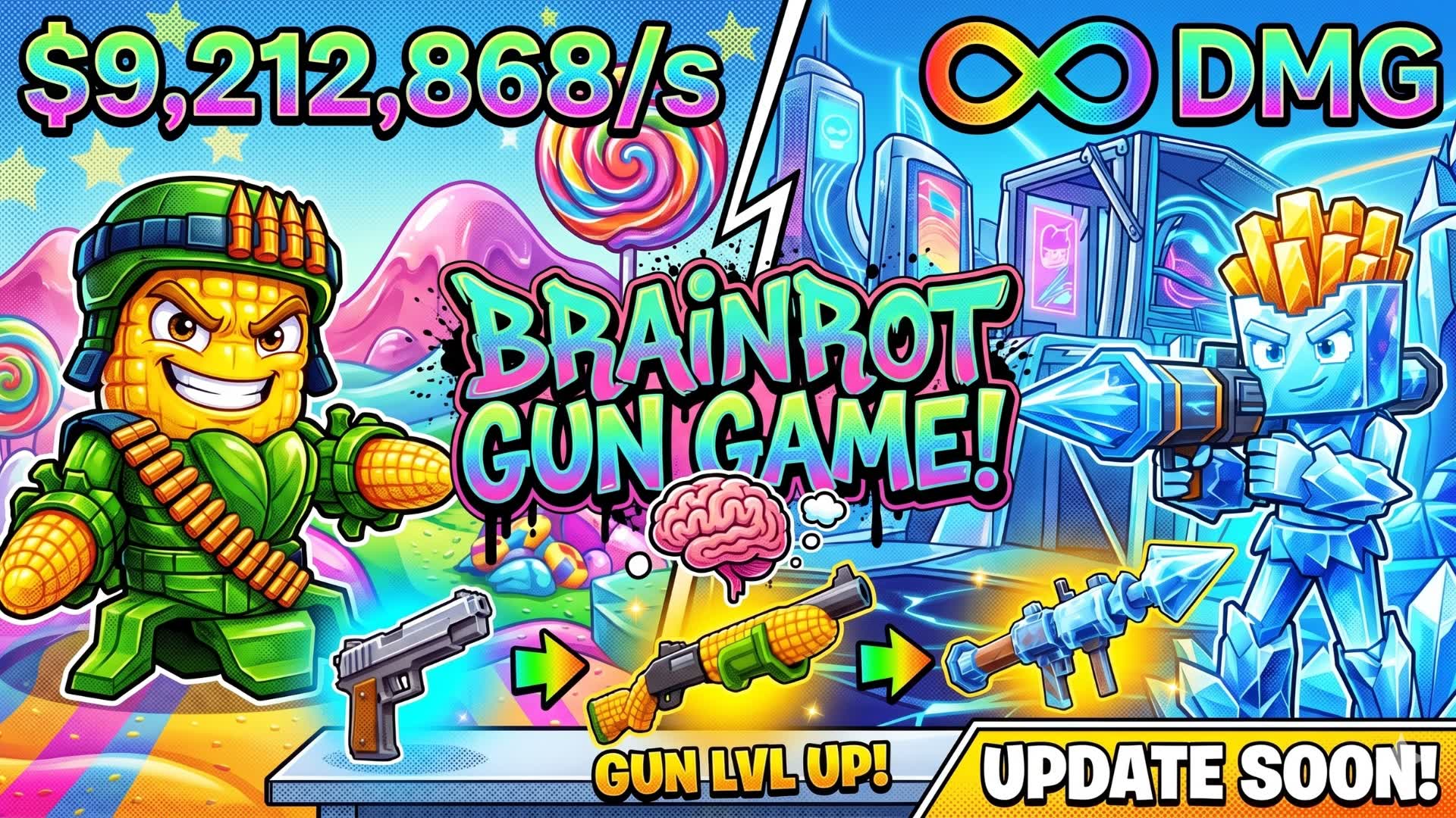 Brainrot GunGame - Free for All🔫