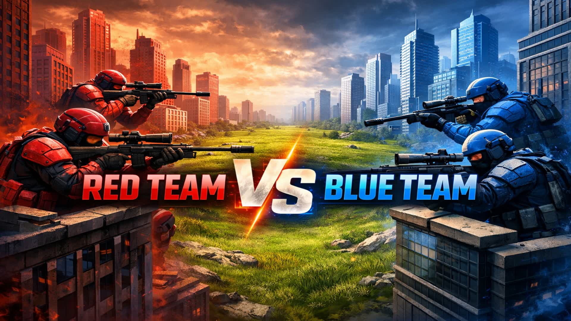 RED VS BLUE SNIPER ZONE