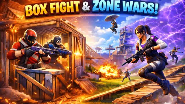 ✨️Practice Zone wars🌪/ Box fight📦